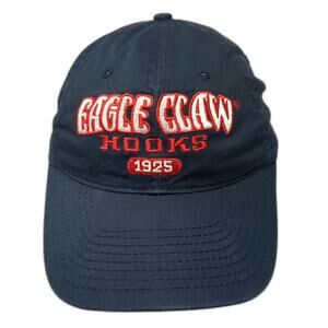 Eagle Claw Baseball Cap Blue Red One Size Strapback Hat Embroidered Fishing Logo